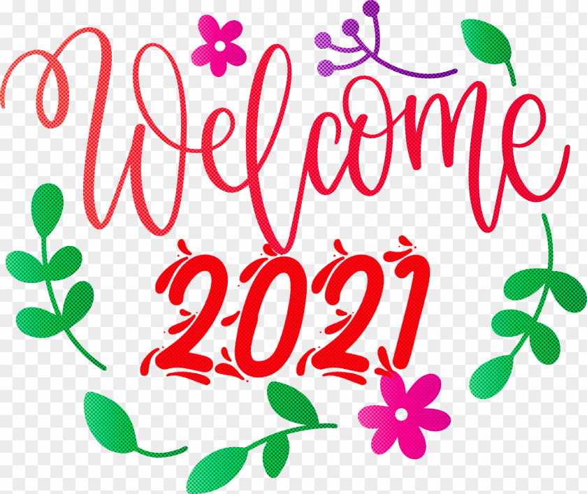 Welcome 2021 Year New PNG