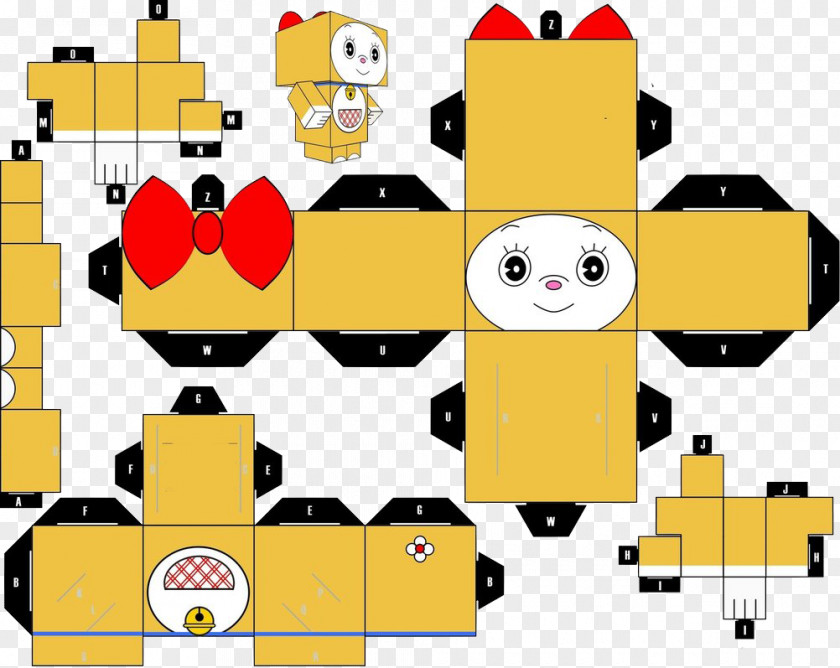 Doraemon Paper Model Toys DeviantArt PNG