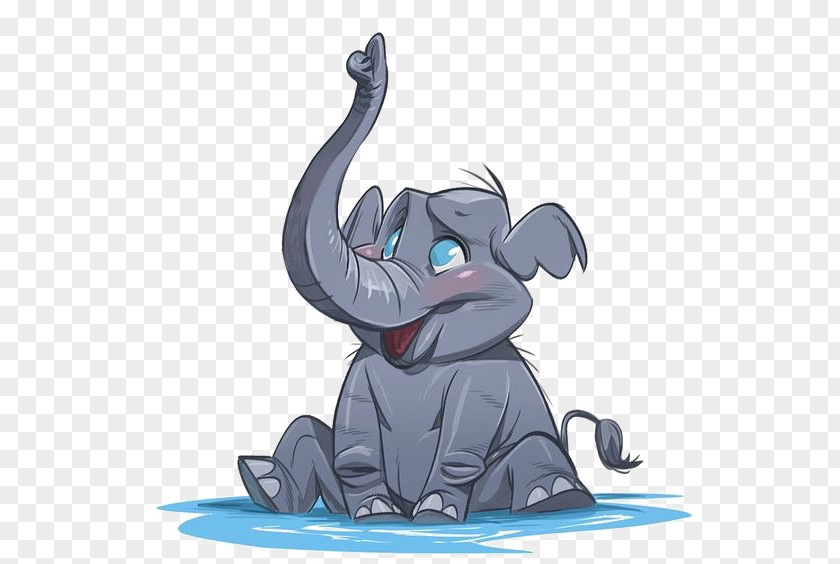 Elephant Animation Cartoon Indian Sketch PNG