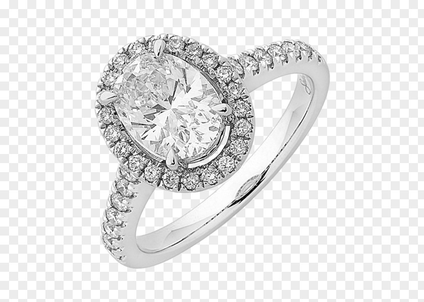 Ring Halo Wedding Silver Body Jewellery PNG
