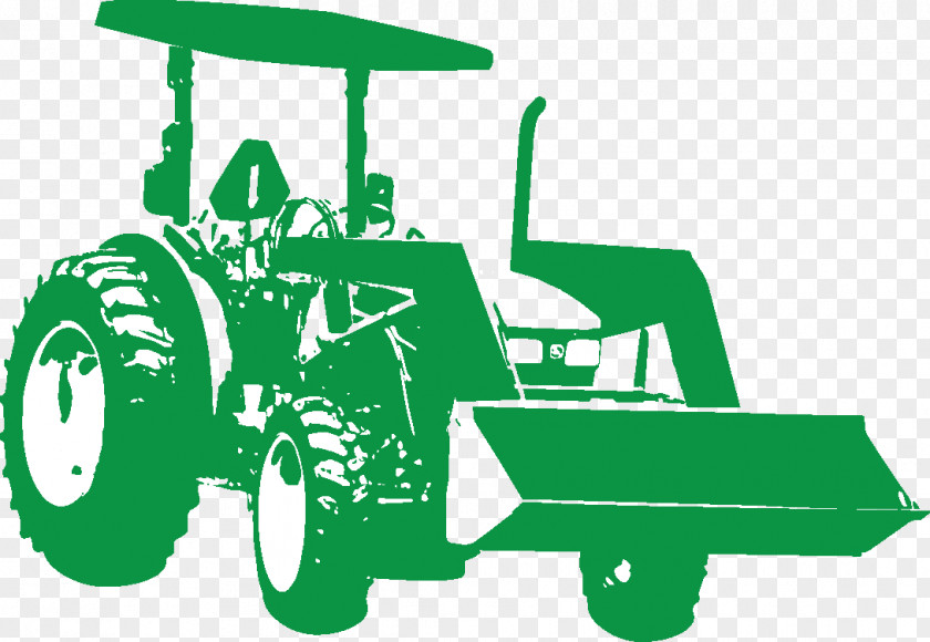 Tractor Green Farm Safety Motor Vehicle PNG
