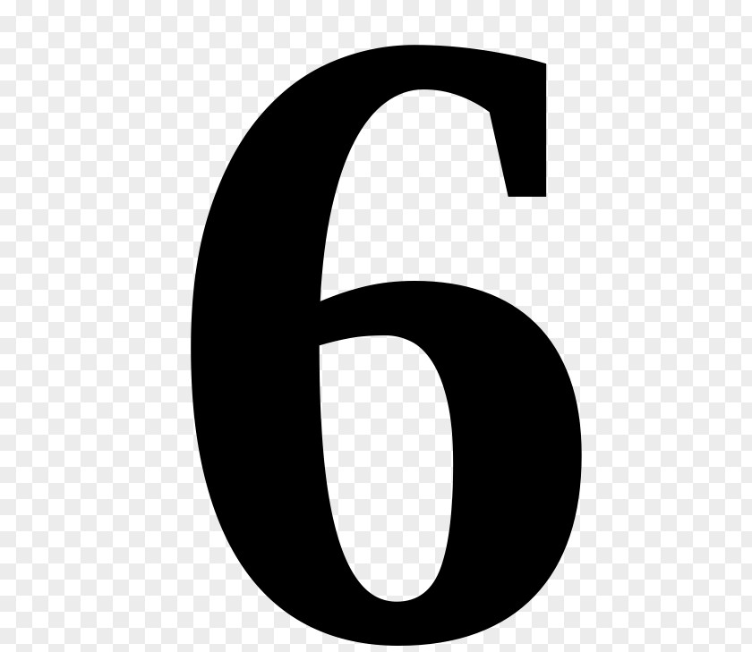 Six Number Wikichicos Wikibooks Clip Art PNG