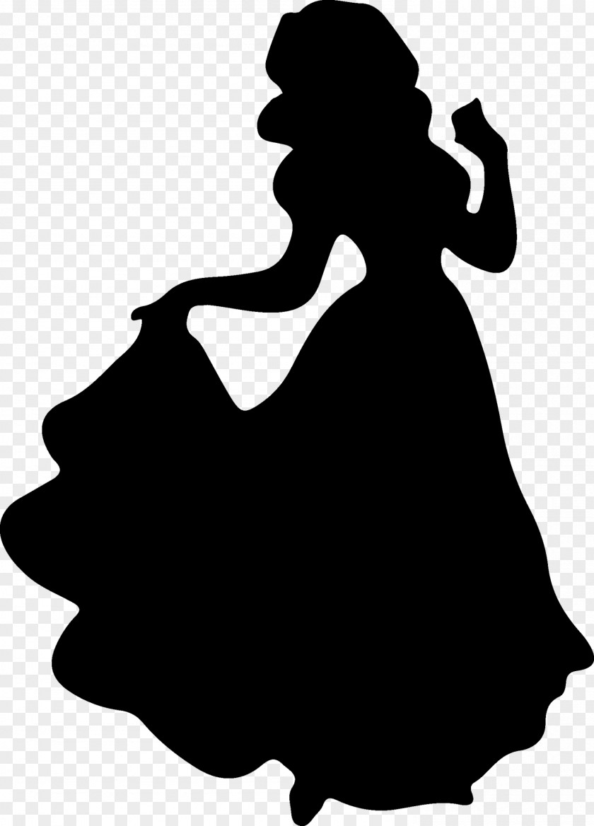 Snow White Tiana Cinderella Silhouette Clip Art PNG