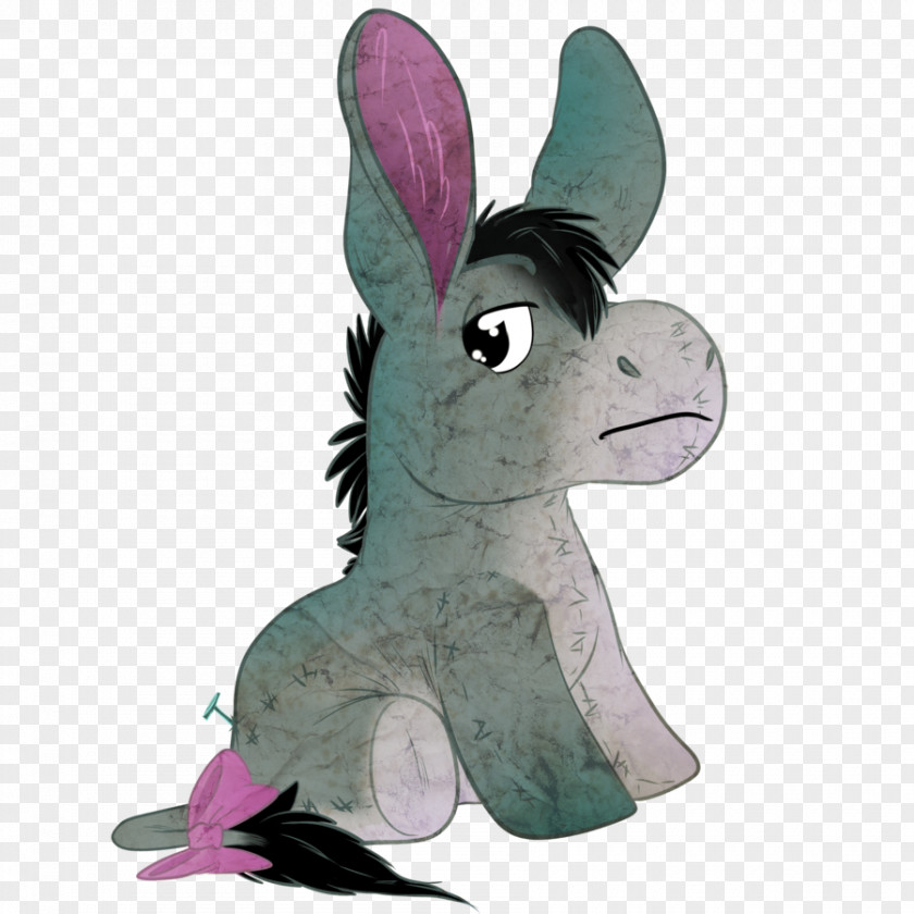 Eeyore Hare Horse Stuffed Animals & Cuddly Toys Plush Purple PNG