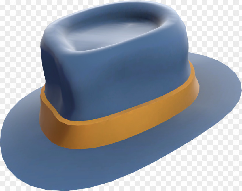 Fedora Product Design Cobalt Blue PNG