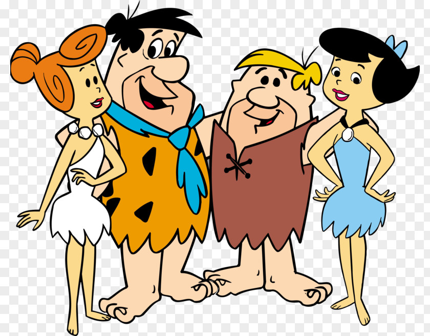 Fred Flintstone Pebbles Flinstone Barney Rubble Betty Bamm-Bamm PNG