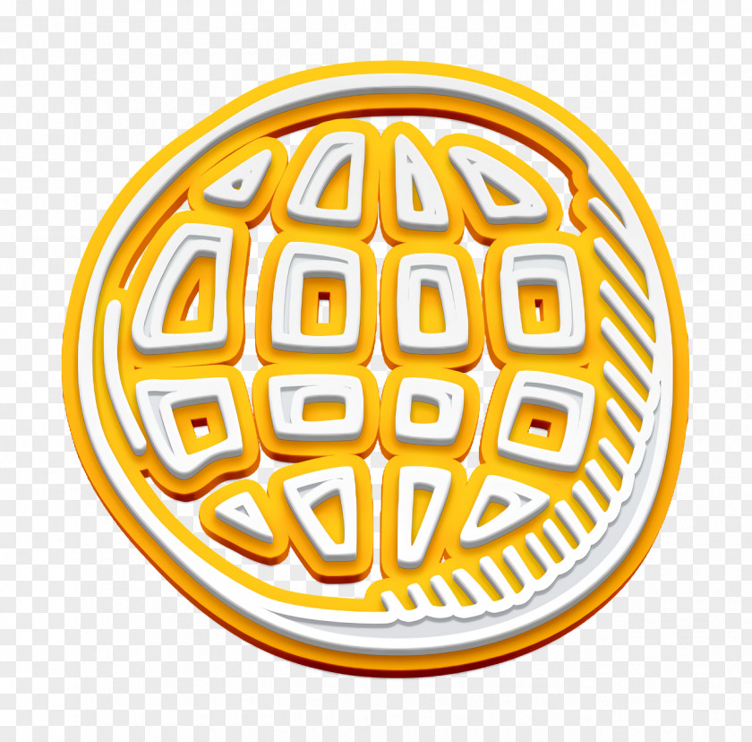 Logo Yellow Global Icon Globe Hand Drawn PNG