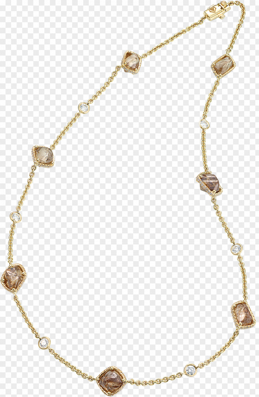 Necklace Rough Diamond Jewellery Cut PNG