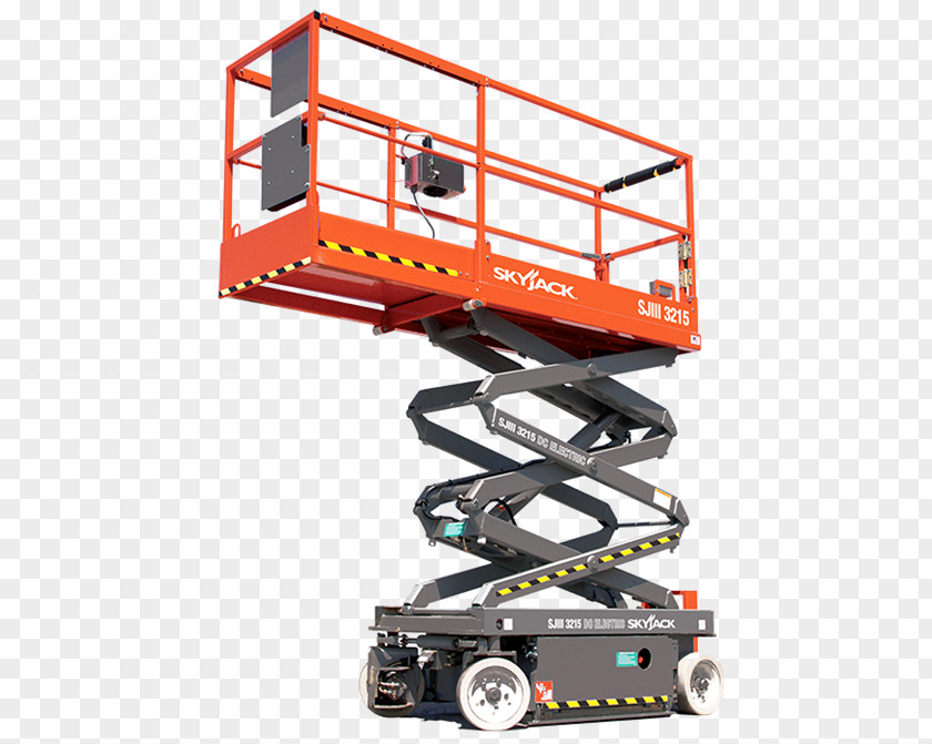 Aerial Work Platform Heavy Machinery Elevator Genie PNG