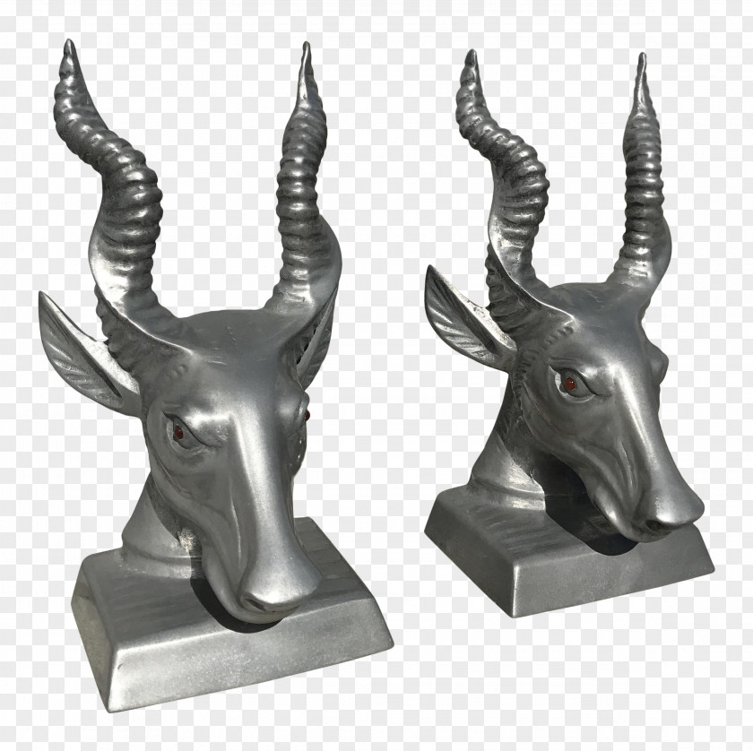 Antelope Classical Sculpture Statue Figurine Bronze PNG