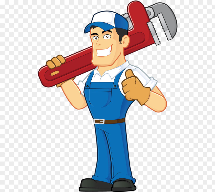 Auto Mechanic Weightlifting Spanners Cartoon PNG