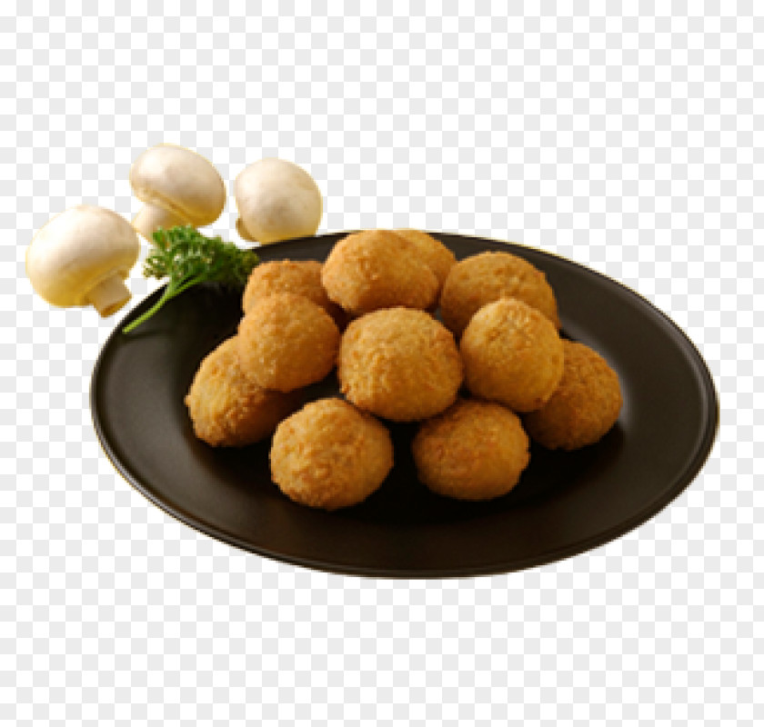 Fried Mushroom Meatball Croquette Vegetarian Cuisine Pizza Chicken Fingers PNG