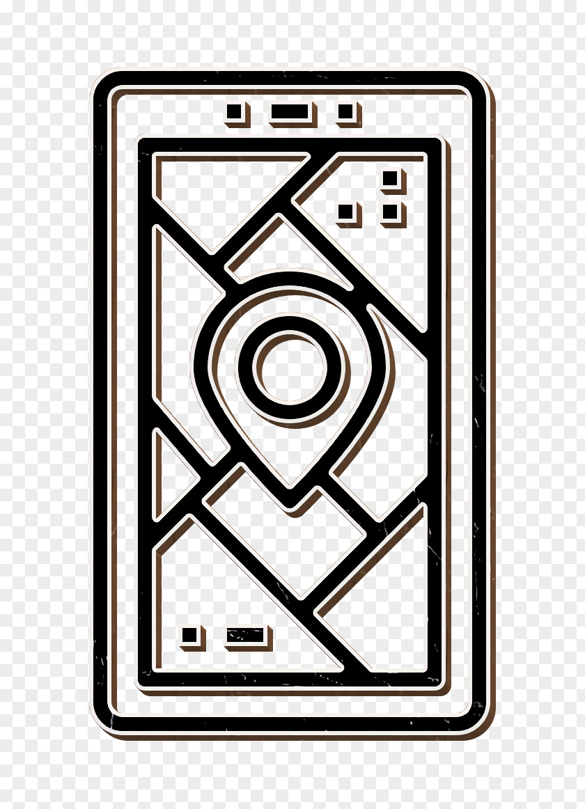 Map Icon Mobile Interface Ui PNG