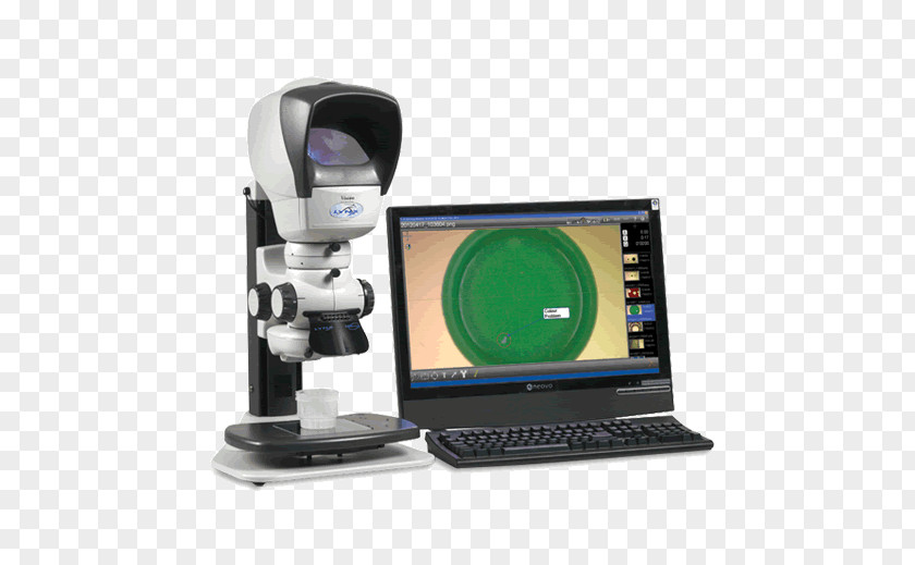 Microscope Stereo Computer Software Measurement Image PNG