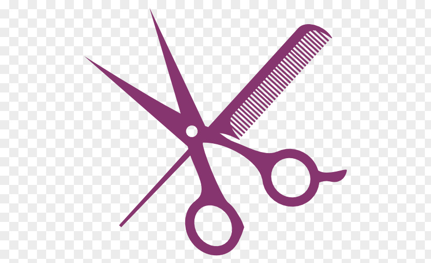 Scissors Comb Hair-cutting Shears Cosmetologist PNG