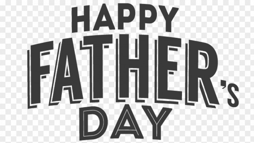 Happy Fathers Day Grey Text PNG Text, Father's text clipart PNG