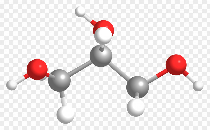 Molecule Glycerol Molecular Model Chemistry Chemical Substance PNG