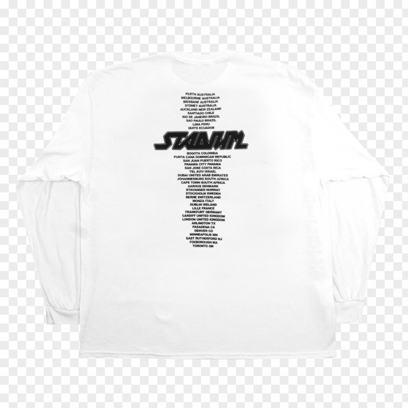 T-shirt Long-sleeved Hoodie Purpose World Tour PNG