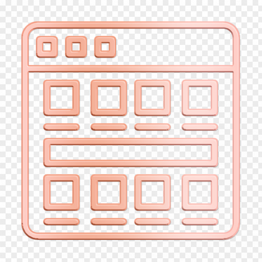Tiles Icon Layout User Interface Vol 3 PNG