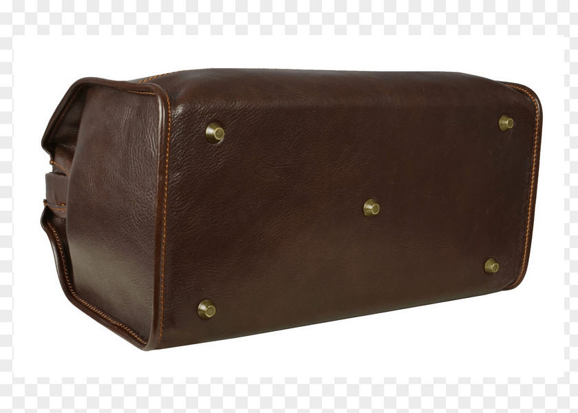 Brown Suitcase Handbag Leather PNG