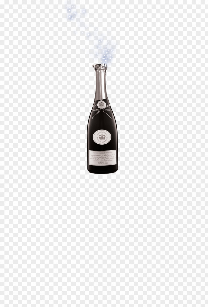 Champagne Wine Bottle PNG