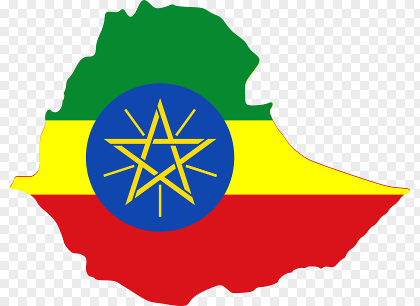 Map Flag Of Ethiopia PNG