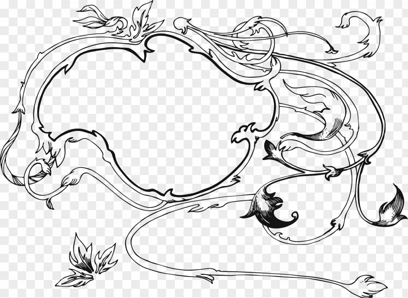 Monochro Black And White Line Art Clip PNG