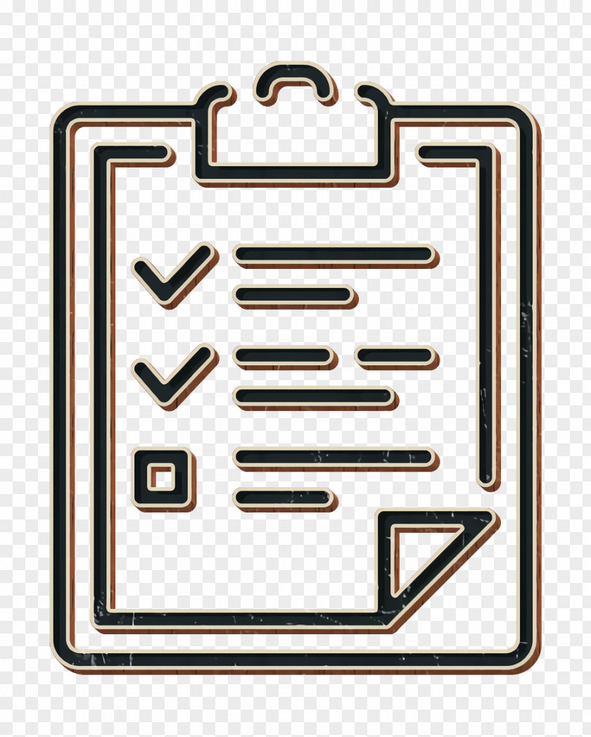 Rectangle List Icon Check Clipboard PNG