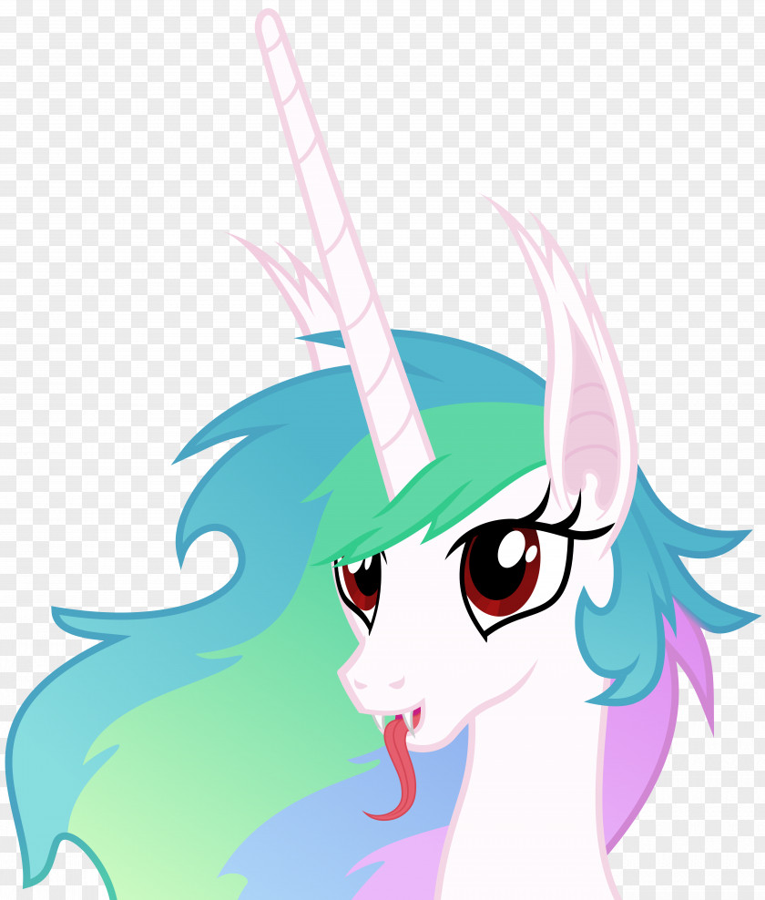 Unicorn Head My Little Pony Princess Celestia Luna Cadance PNG