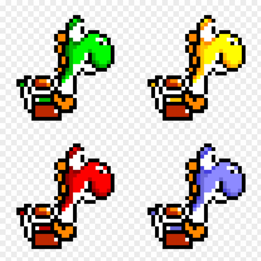 Yoshi Mario & Luigi Super World Nintendo Entertainment System PNG