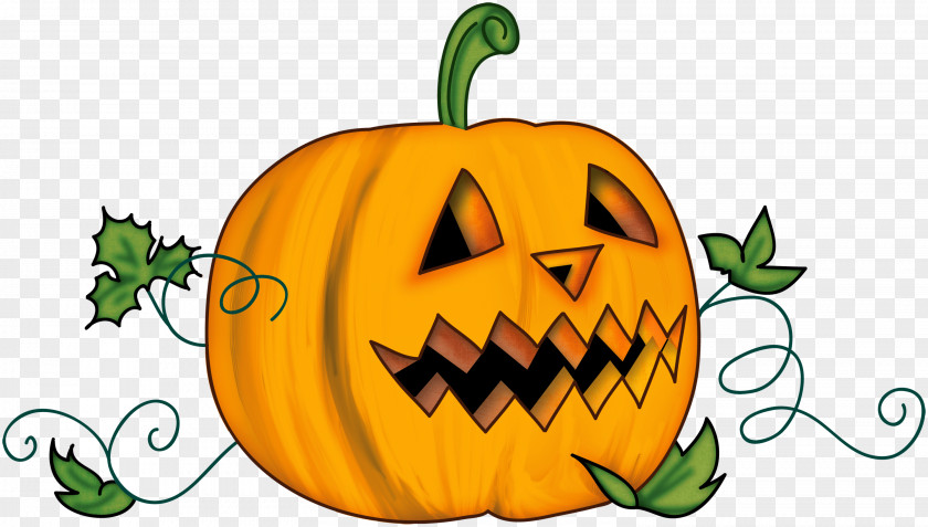 Halloween Creepy Pumpkin Clipart Jack-o'-lantern Carving Clip Art PNG