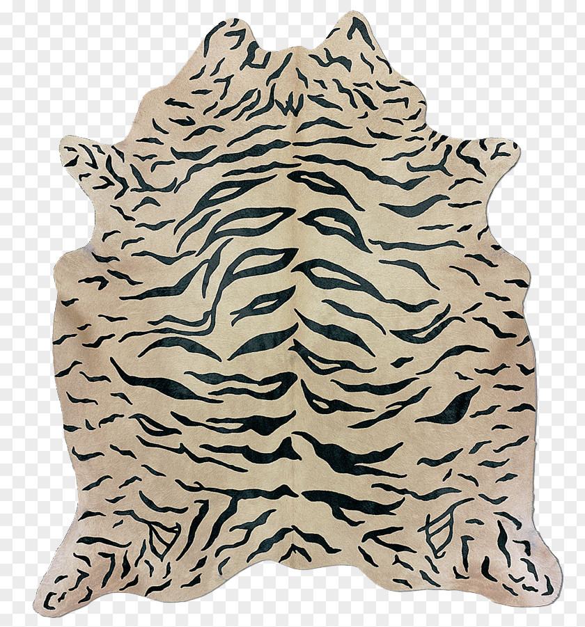 Tiger Carpet Map Cattle Cowhide PNG