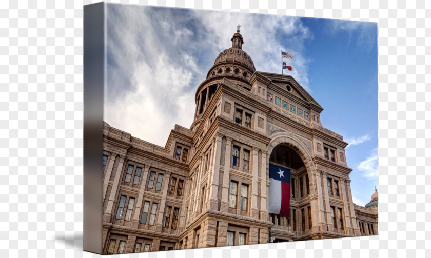 Capitol Texas State Facade Classical Architecture Tourism PNG