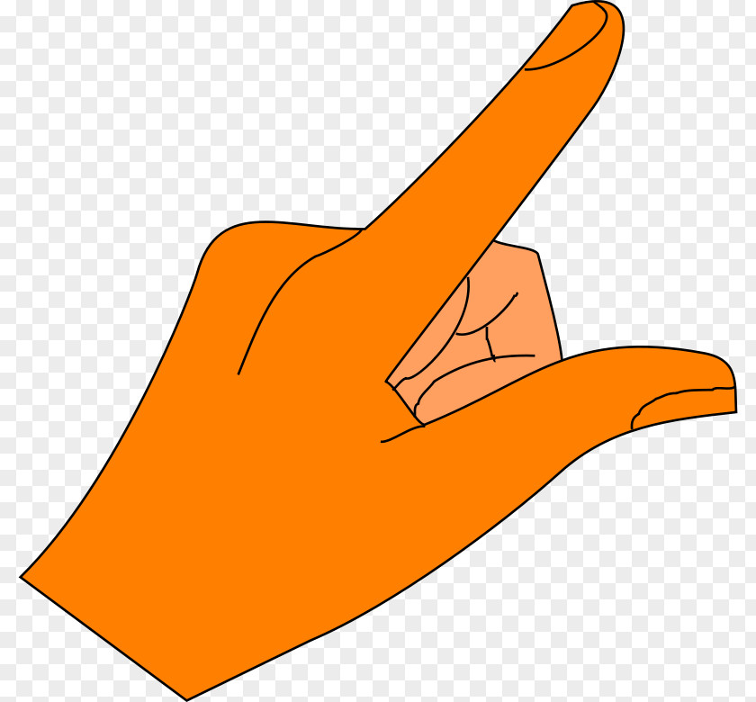 Hand Index Finger Thumb Clip Art PNG