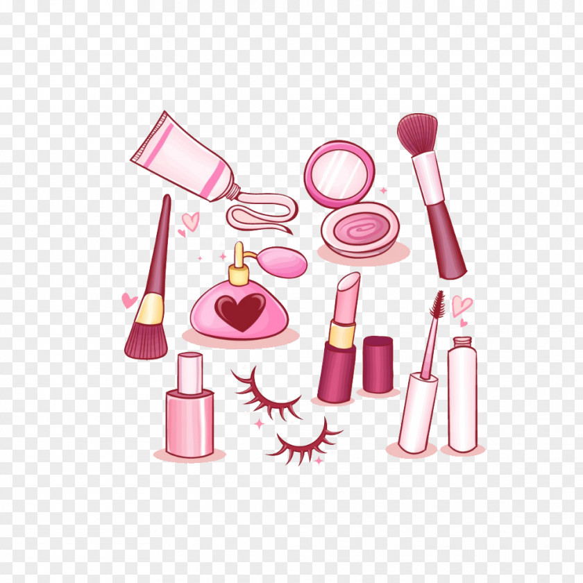 Makeup Design Cosmetics Make-Up Brushes Perfume Beauty Parlour PNG