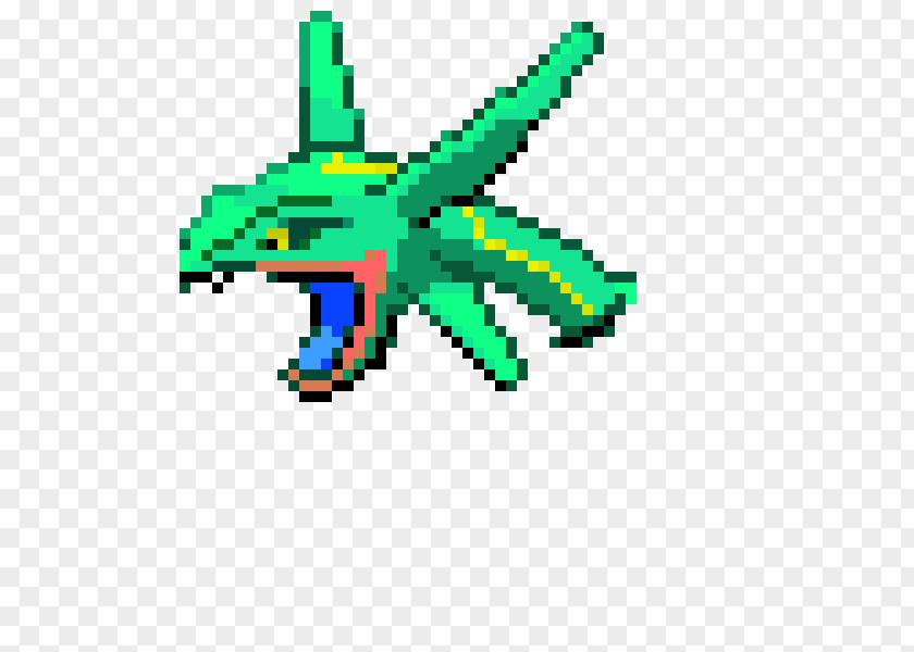 Minecraft Pixel Art Rayquaza Pikachu PNG