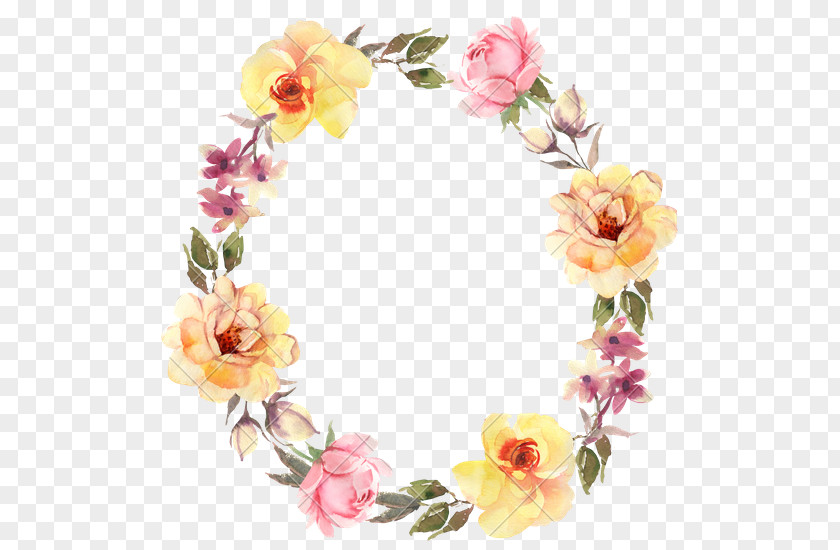 Watercolor Flowers Flower Wreath Rose Stock Photography Clip Art PNG