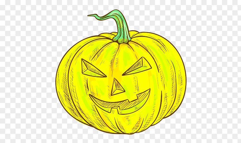 Cartoon Devil Jack-o-lantern PNG