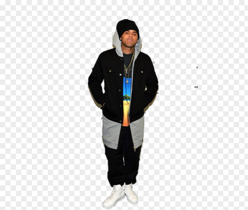 Chris Brown Girlfriend Hoodie Sweatpants Hat Shopping PNG