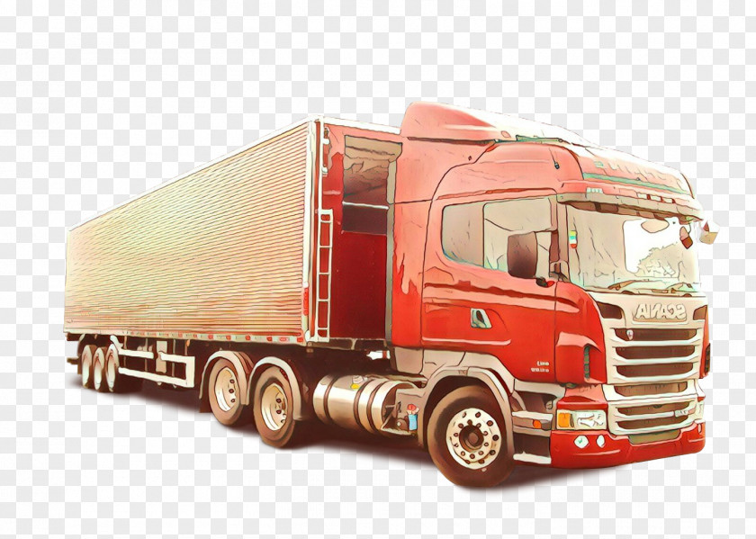 Freight Transport Trailer Truck Car Land Vehicle PNG