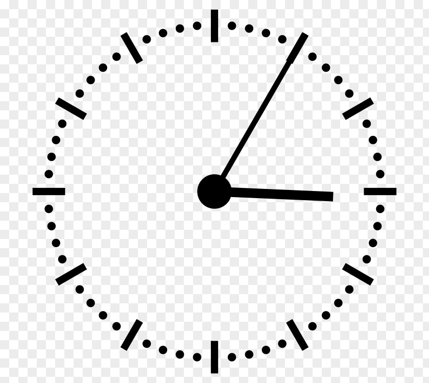 Clock 12-hour Digital Station Face PNG