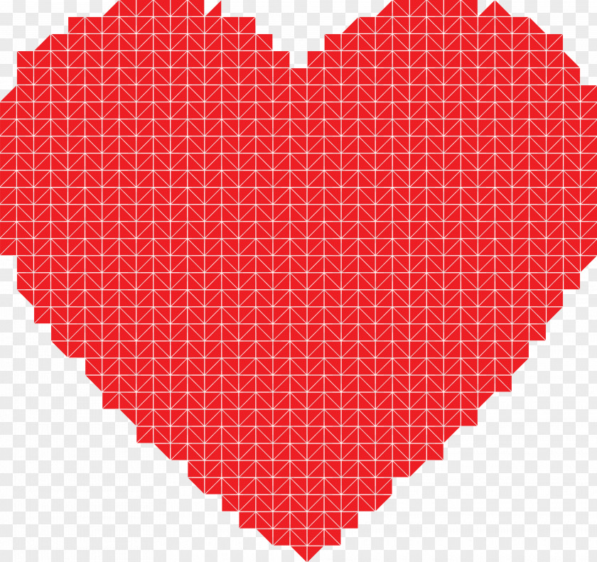 Heart Valentine's Day Red Clip Art PNG