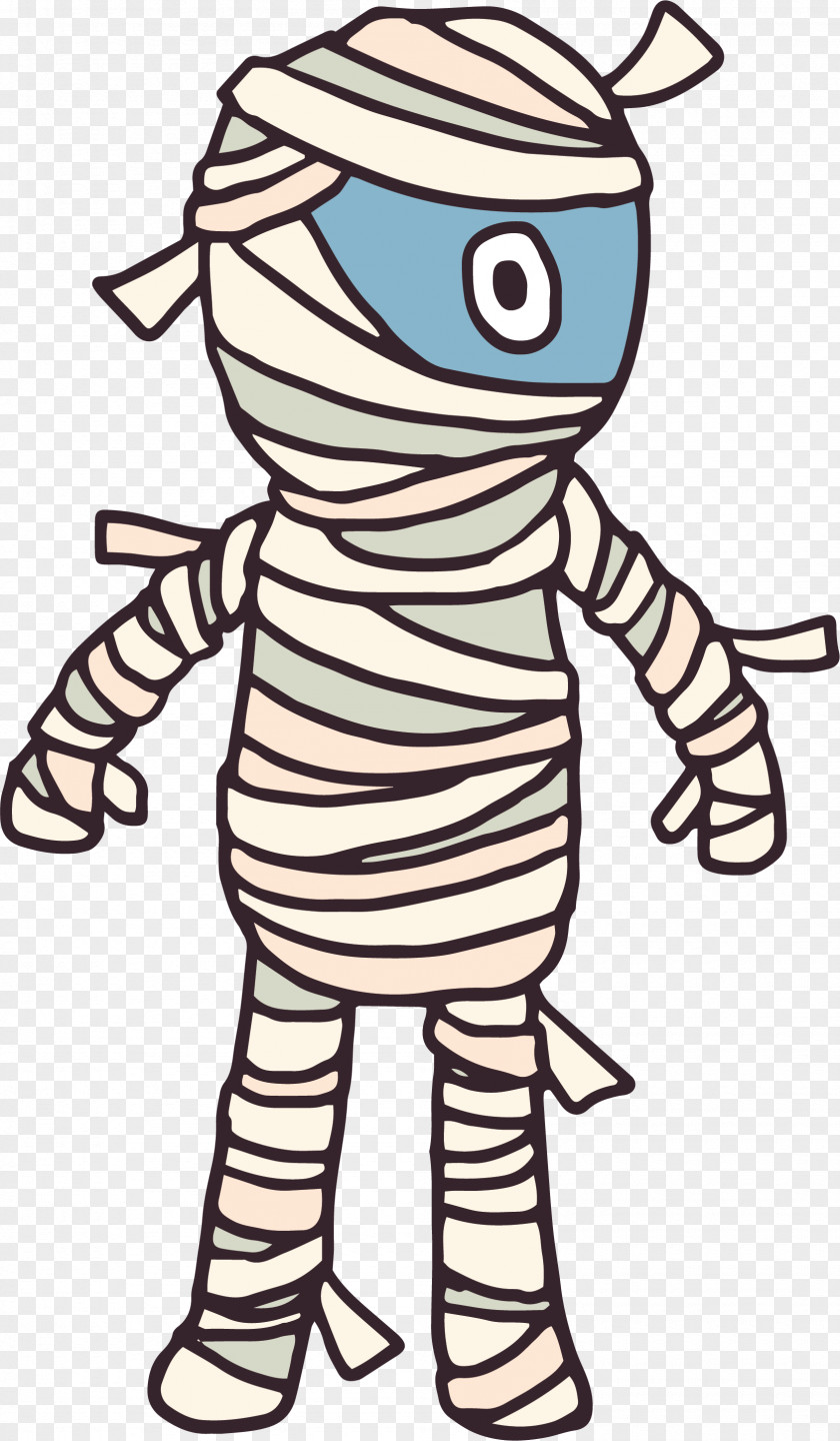 A Bandaged Monster Bandage Dressing Clip Art PNG