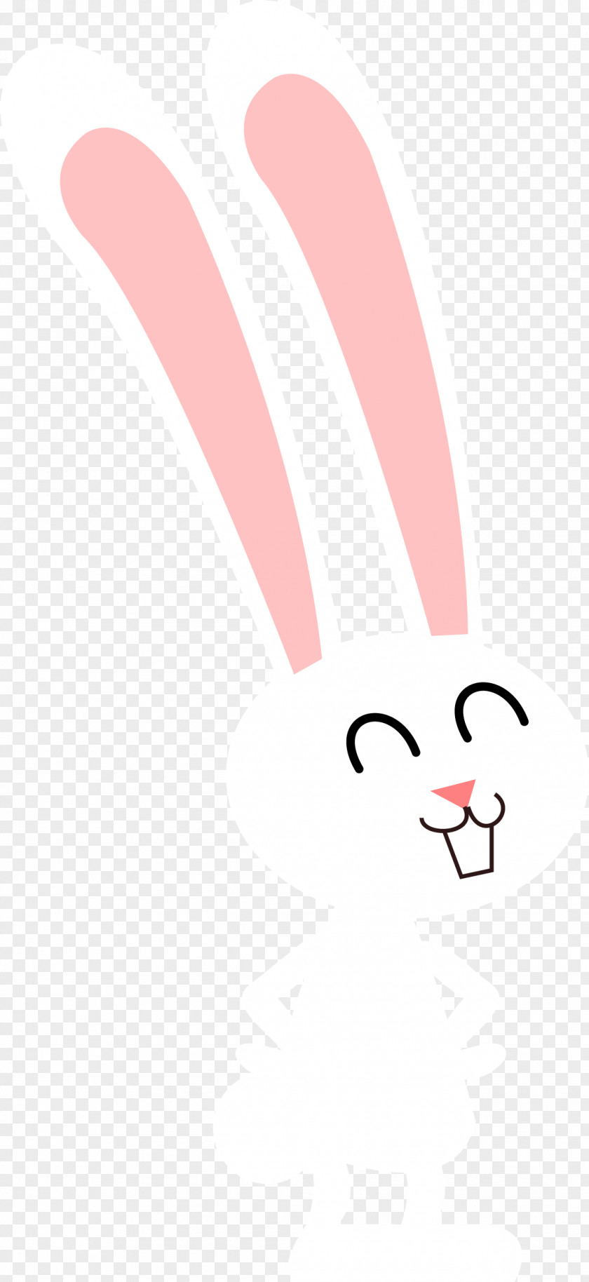 Bunny Rabbit Paper Text Illustration PNG