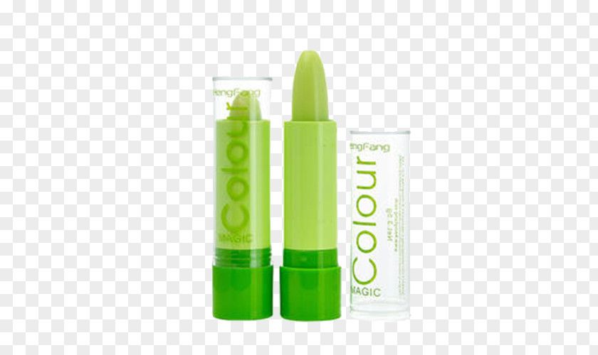 Green Lipstick Lip Balm Color Cosmetics PNG