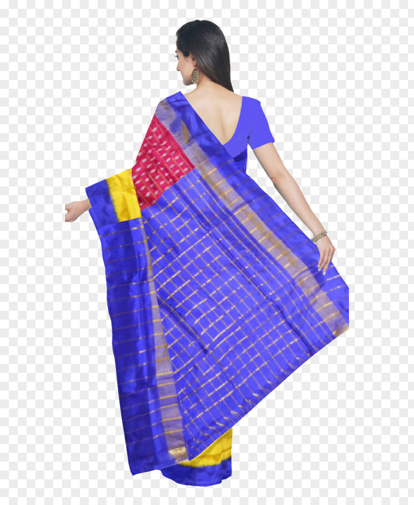 Ikat Silk Pochampally Saree Sari Handloom PNG