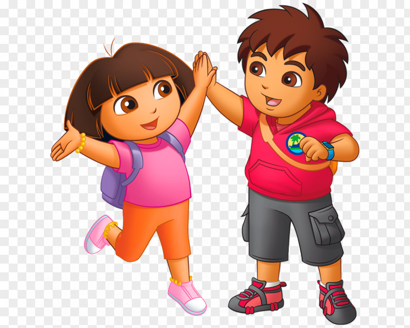 Peppa Dinasaour Baby Jaguar Diego, Dora & Friends Swiper PNG