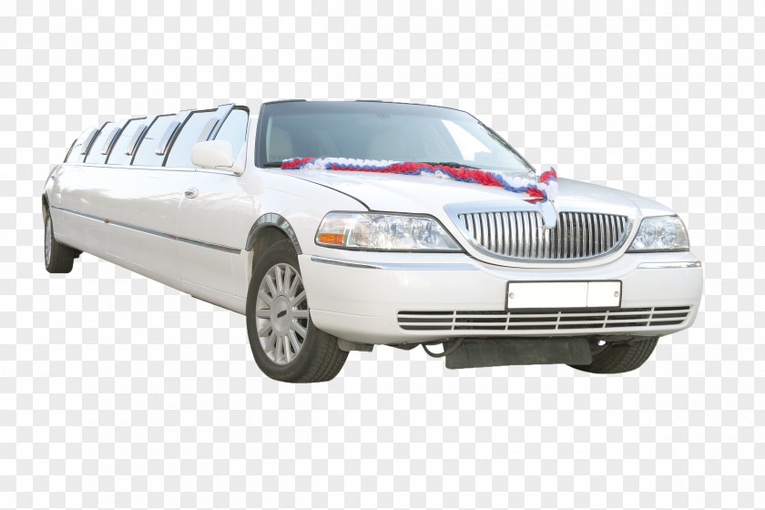 WEDDING CAR Lincoln Town Car Limousine Luxury Vehicle PNG