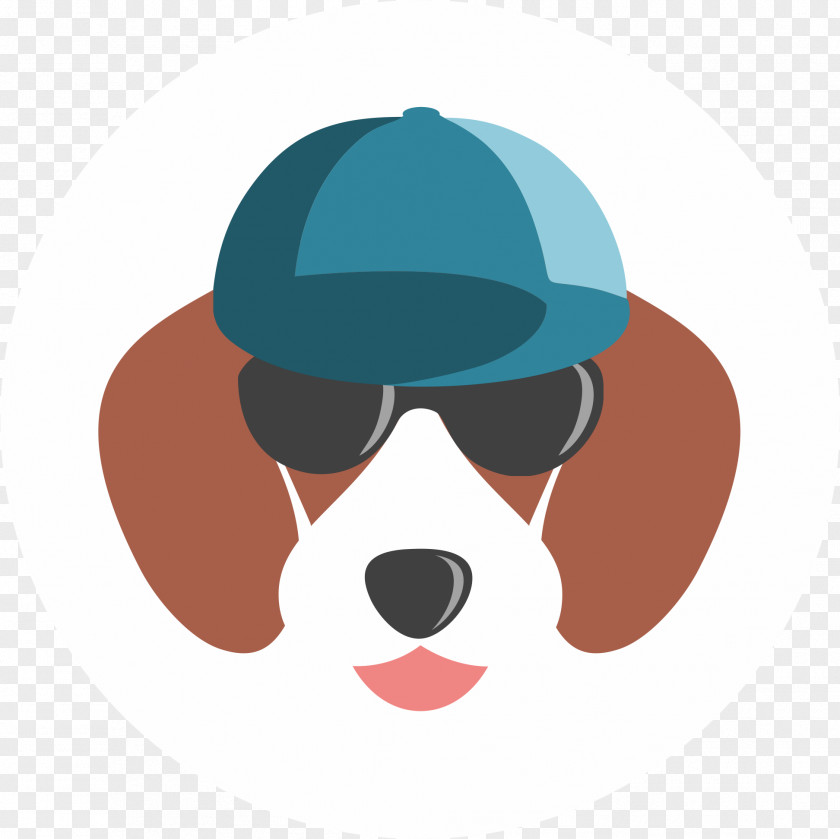 Beagle Snout Glasses Clip Art PNG