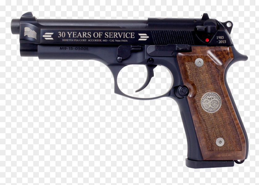 Beretta M9 M1934 92 9×19mm Parabellum PNG